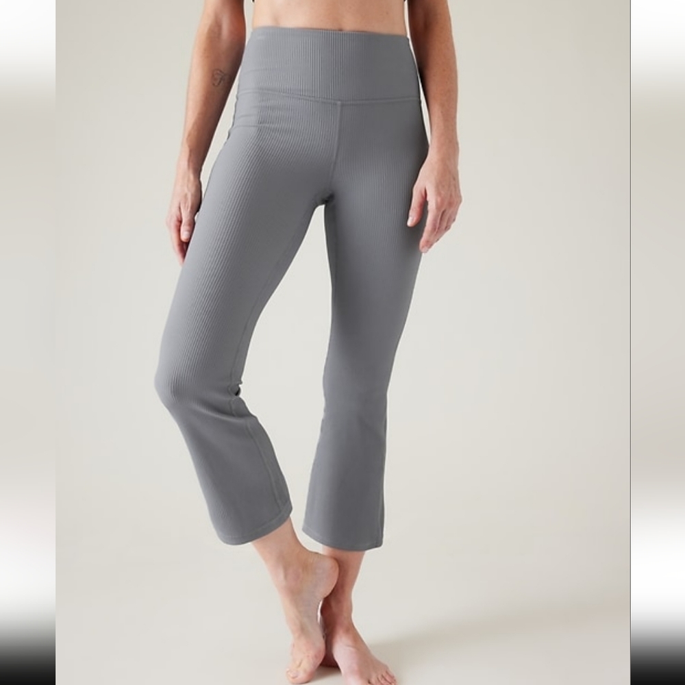 Athleta Ribbed Crop Flare XL